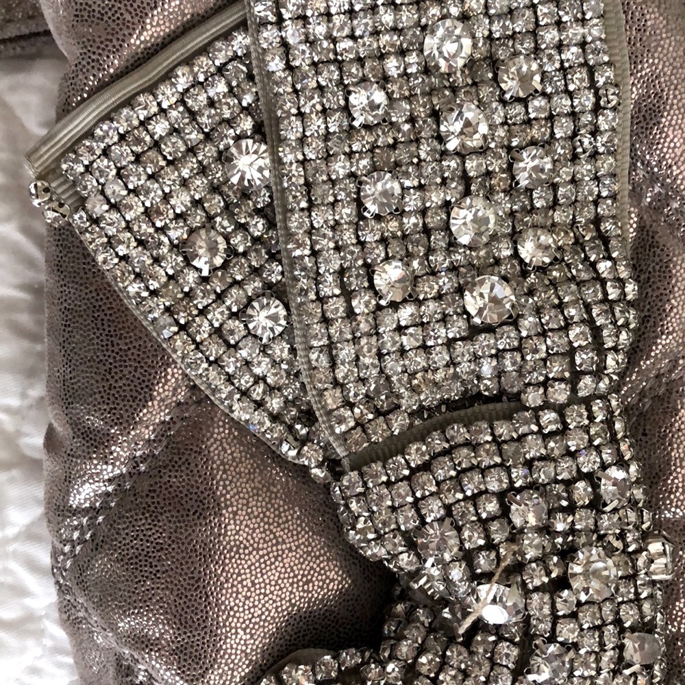 Deux Lux💎Stunning Rhinestone & Rose Gold purse - Picture 7 of 8